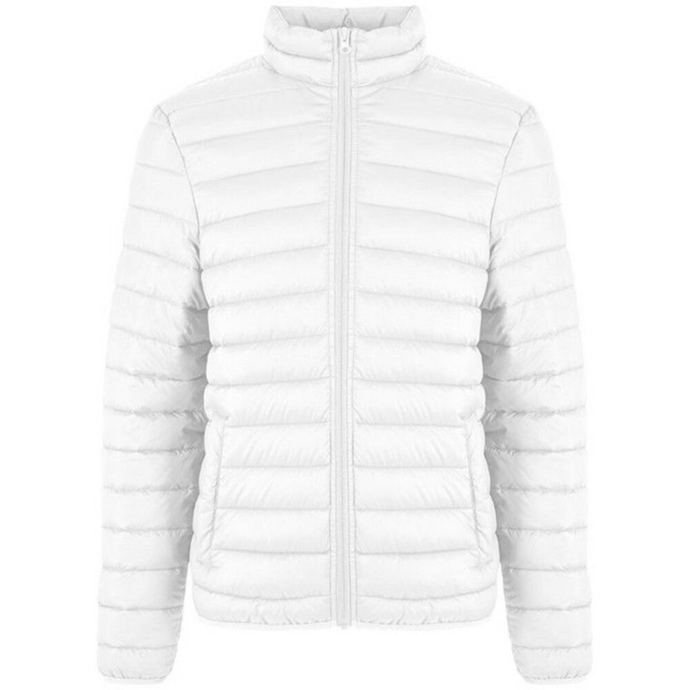 New Morning Studios Mens Lightweight Puffer Jacket / White